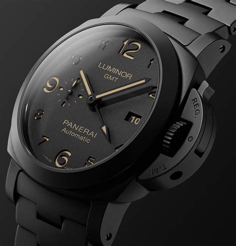 panerai luminor tuttonero gmt|panerai luminor marina esteel.